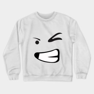 Funny Emoji Face  T-Shirt Crewneck Sweatshirt